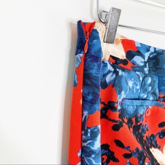 Talbots Bright Floral Chatham Side-Zip Ankle Pants Petite 10 EUC - Picture 10 of 13